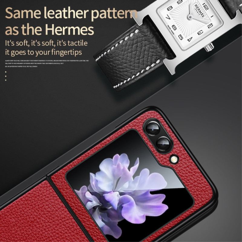 Cover Til Samsung Galaxy Z Flip 6 Litchi Tekstur Sulada