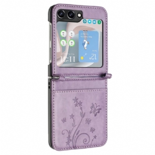 Cover Til Samsung Galaxy Z Flip 6 Sommerfugle Og Blomster