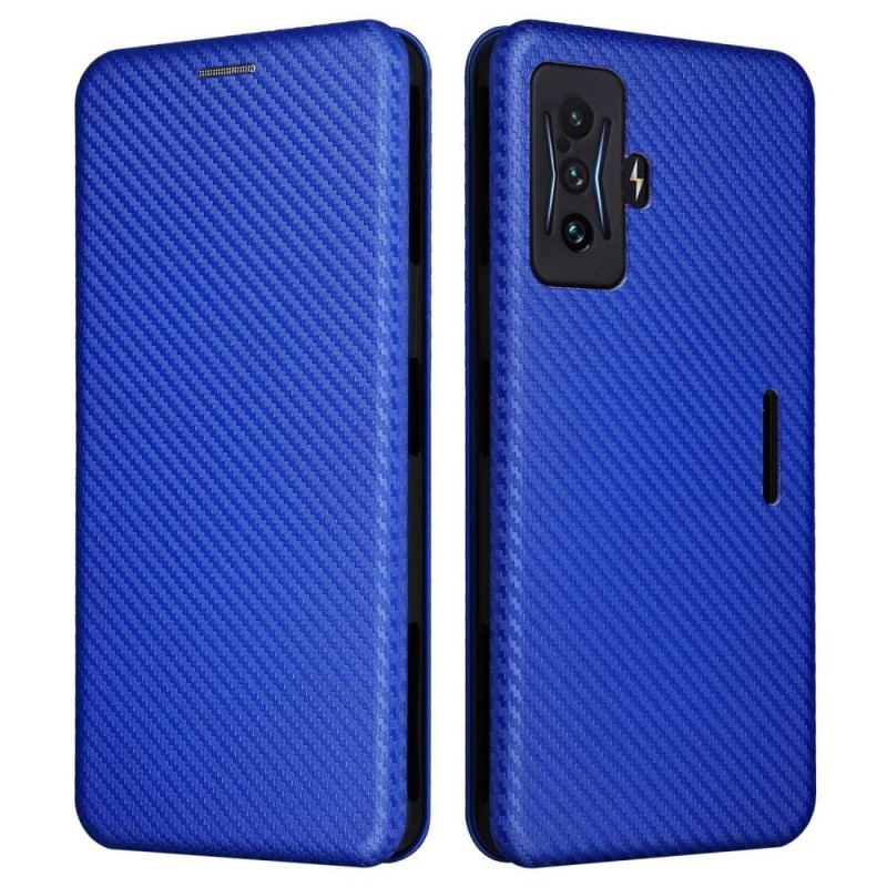 Cover Poco F4 GT Flip Cover Kulfiber