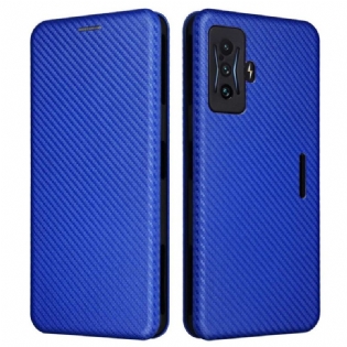 Cover Poco F4 GT Flip Cover Kulfiber