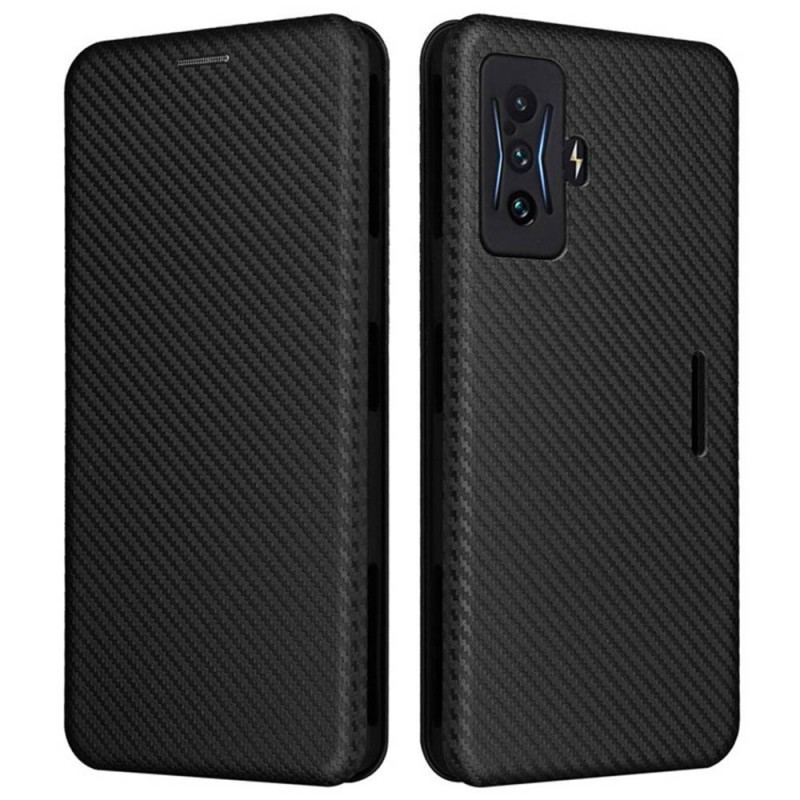 Cover Poco F4 GT Flip Cover Kulfiber