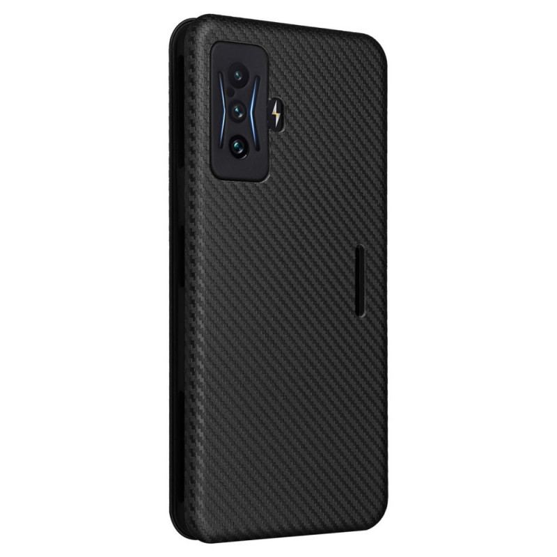 Cover Poco F4 GT Flip Cover Kulfiber