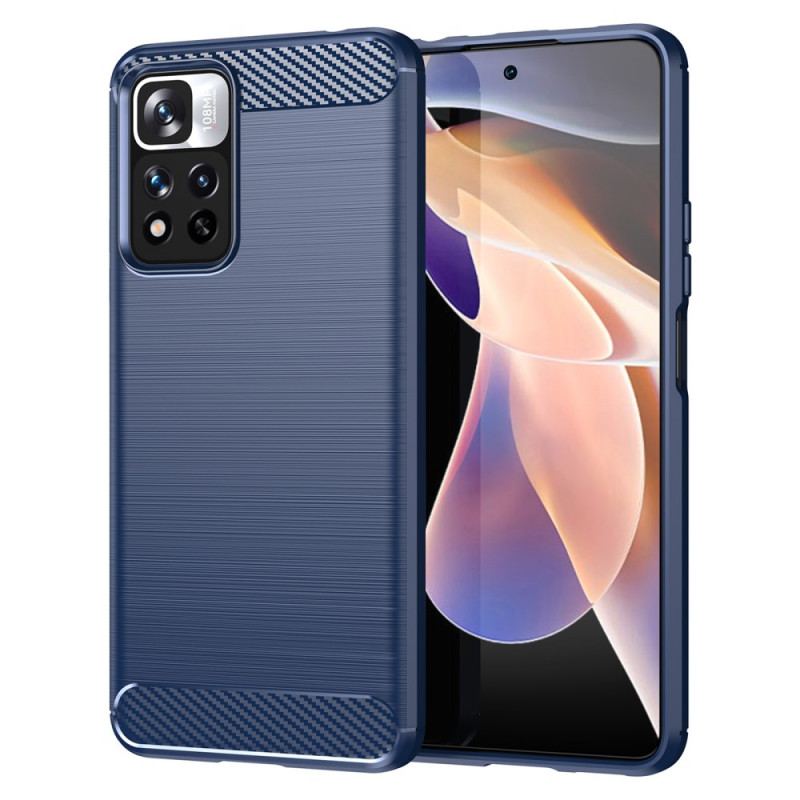 Cover Xiaomi Redmi Note 11 Pro Plus 5G Børstet Kulfiber