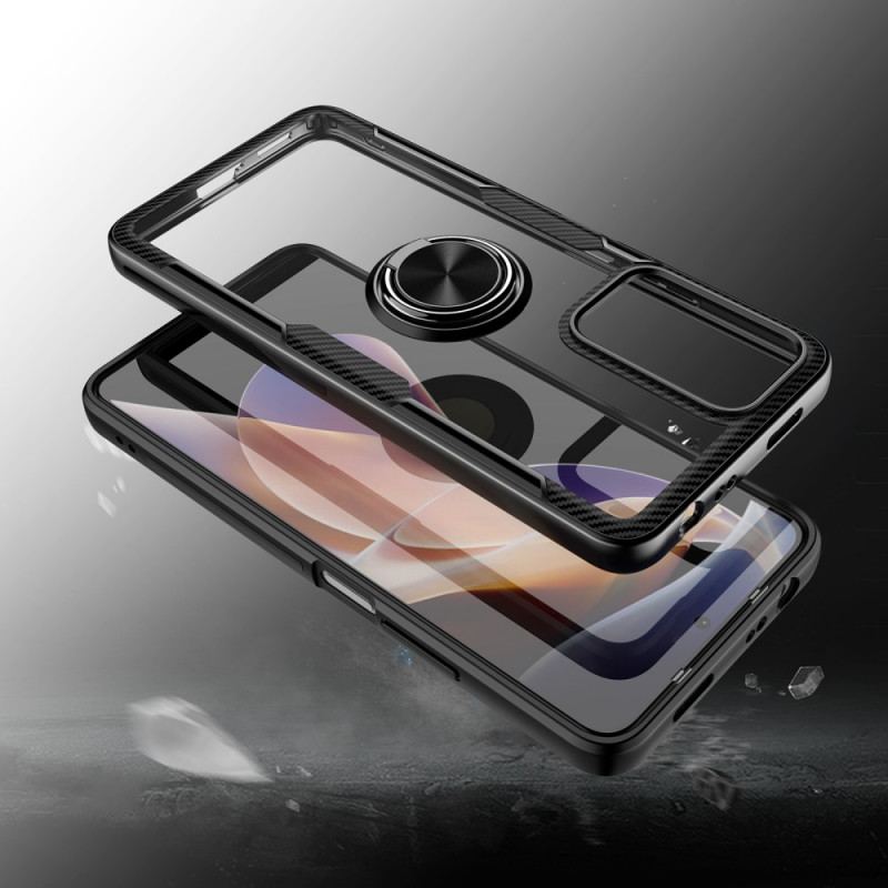 Cover Xiaomi Redmi Note 11 Pro Plus 5G Carbon Fiber Metal Ring