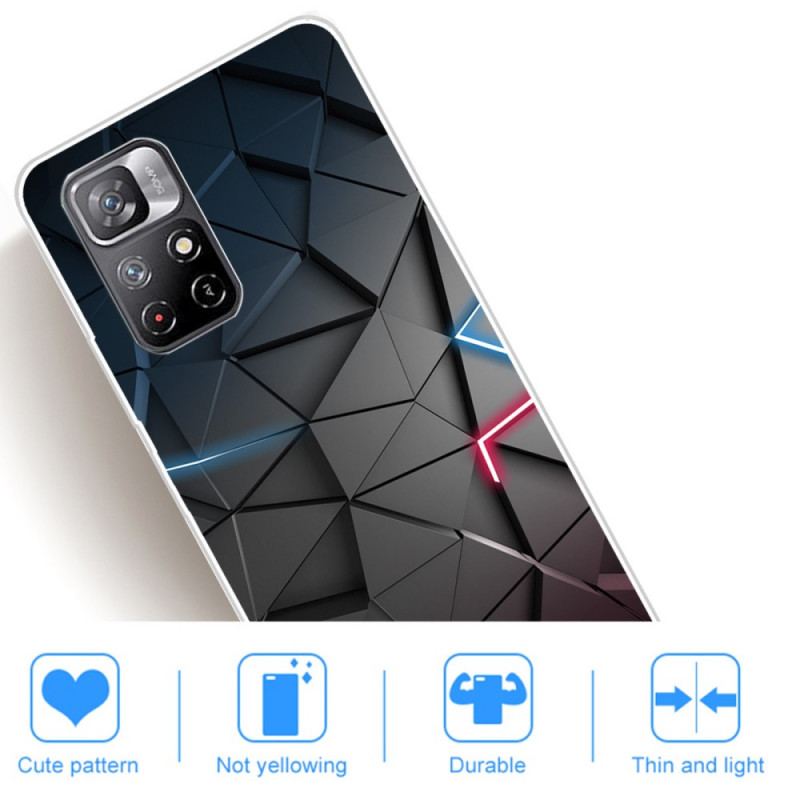 Cover Xiaomi Redmi Note 11 Pro Plus 5G Fleksibel Geometri