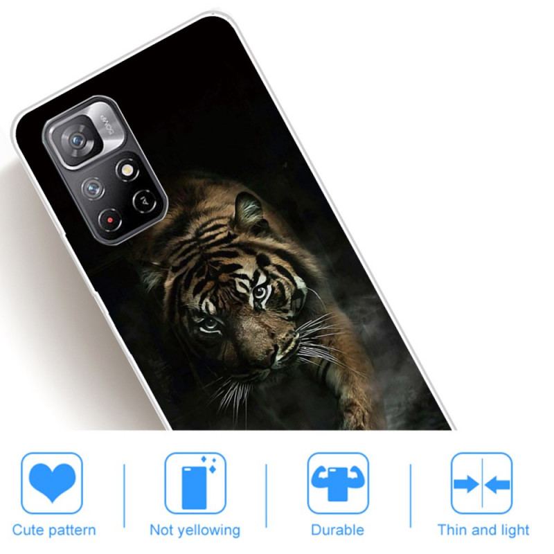 Cover Xiaomi Redmi Note 11 Pro Plus 5G Fleksibel Tiger