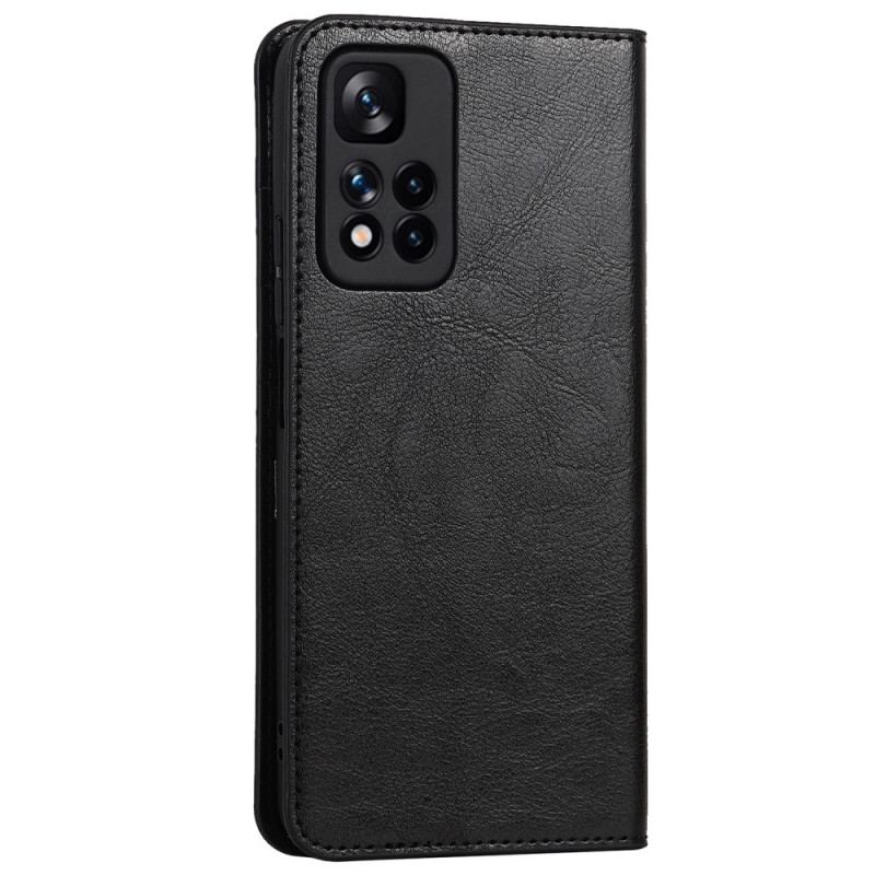 Cover Xiaomi Redmi Note 11 Pro Plus 5G Flip Cover Ægte Læder