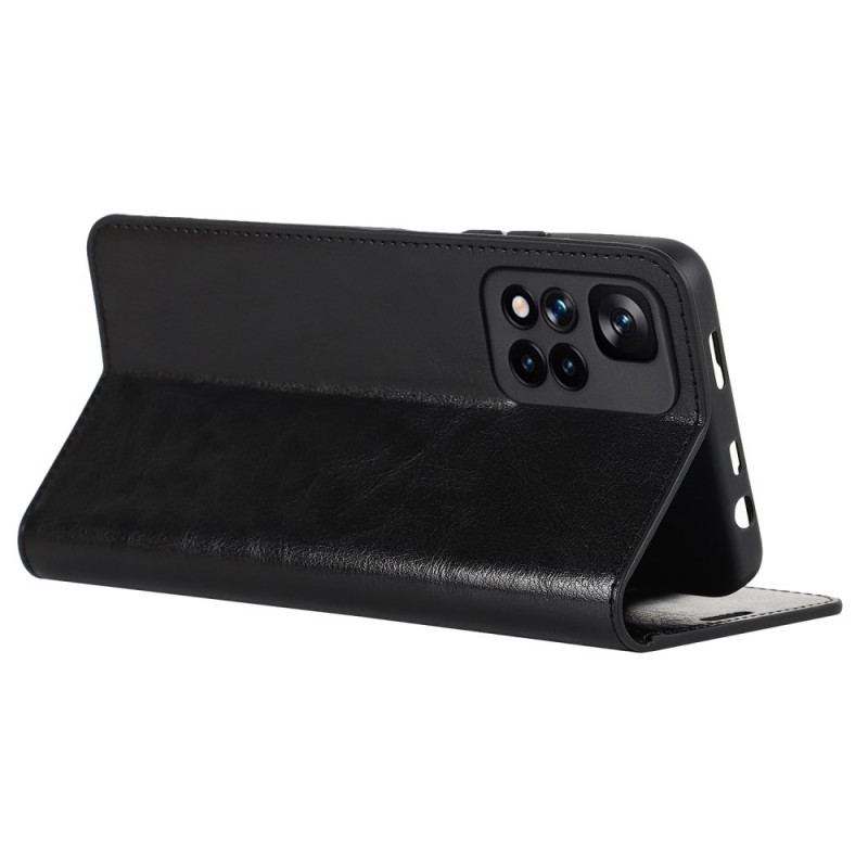 Cover Xiaomi Redmi Note 11 Pro Plus 5G Flip Cover Ægte Læder