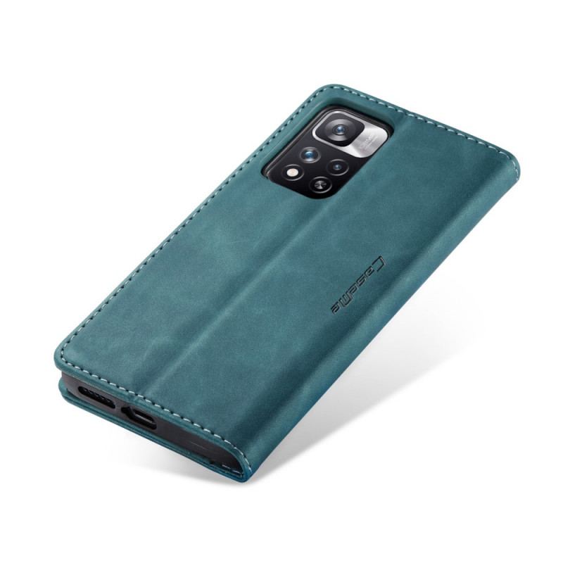 Cover Xiaomi Redmi Note 11 Pro Plus 5G Flip Cover Caseme Imiteret Læder