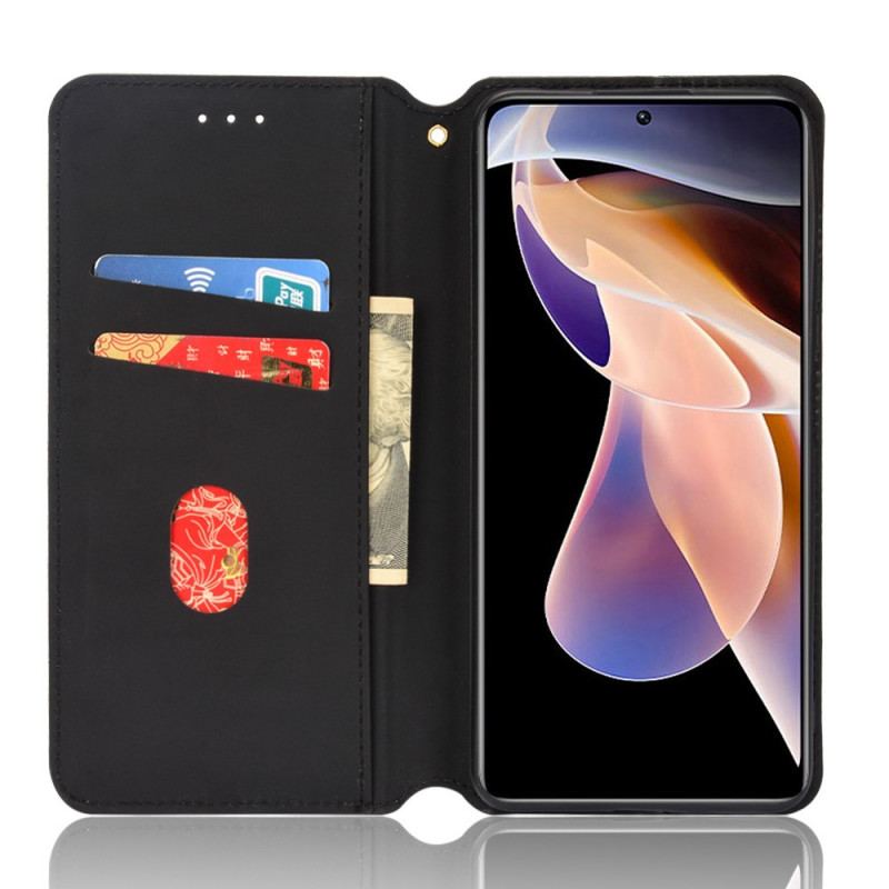 Cover Xiaomi Redmi Note 11 Pro Plus 5G Flip Cover Lædereffekt 3d-tekstur