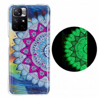 Cover Xiaomi Redmi Note 11 Pro Plus 5G Fluorescerende Farverig Mandala