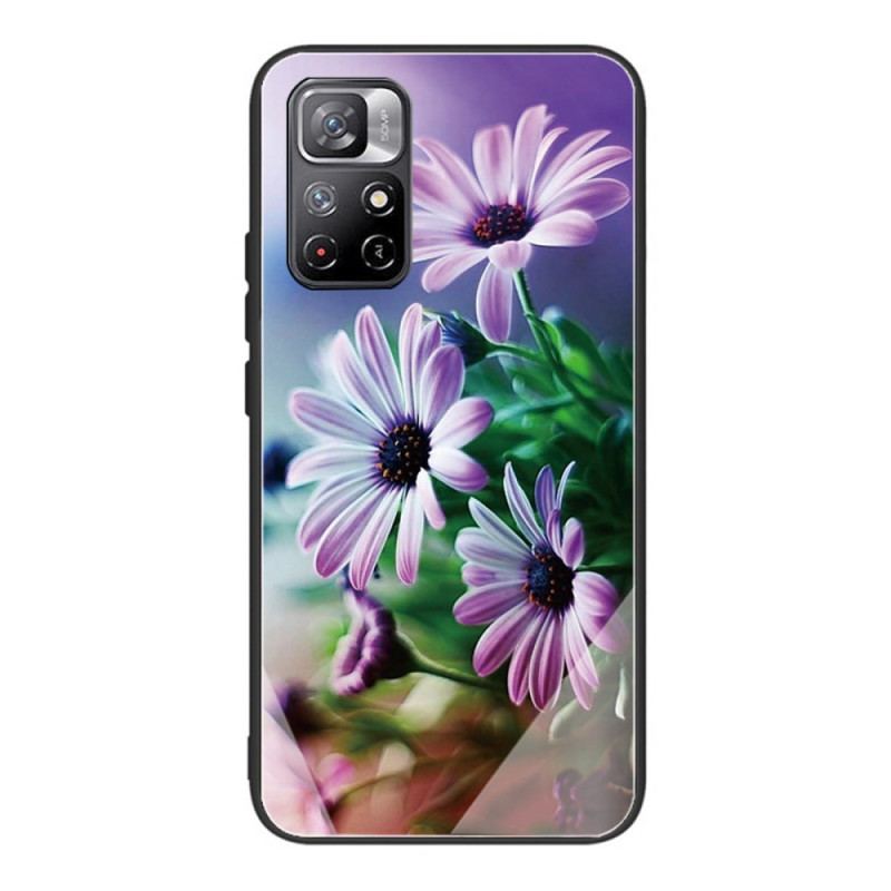 Cover Xiaomi Redmi Note 11 Pro Plus 5G Hærdet Glas Blomster