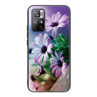 Cover Xiaomi Redmi Note 11 Pro Plus 5G Hærdet Glas Blomster