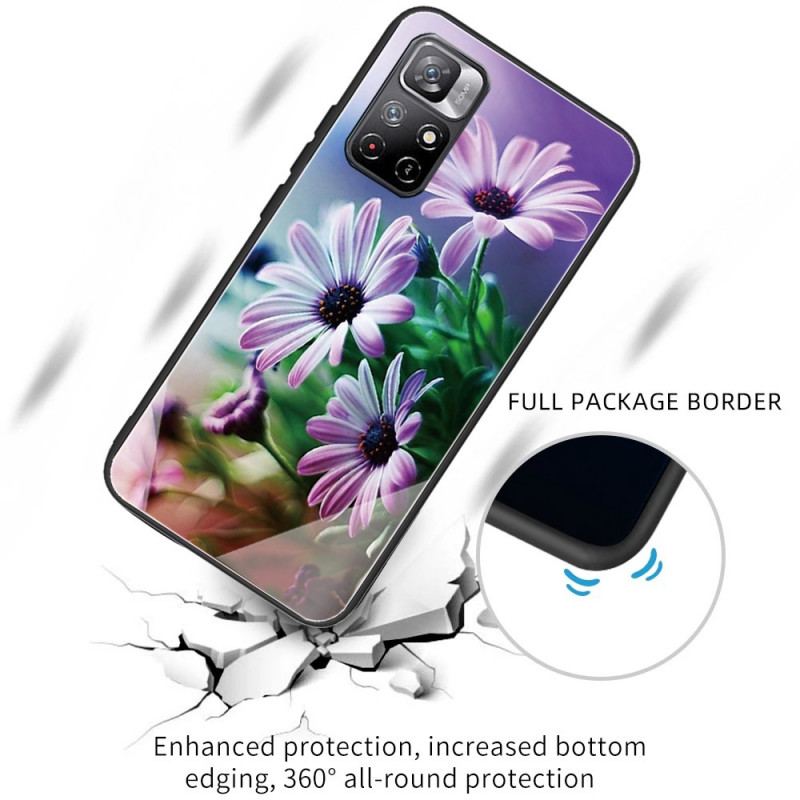 Cover Xiaomi Redmi Note 11 Pro Plus 5G Hærdet Glas Blomster