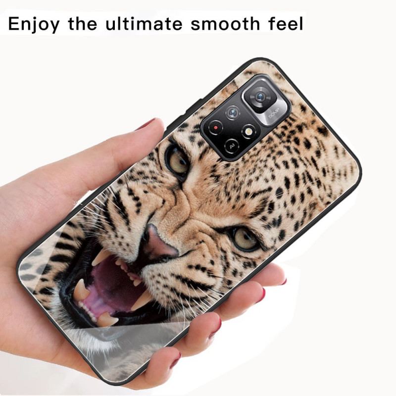 Cover Xiaomi Redmi Note 11 Pro Plus 5G Leopard Hærdet Glas