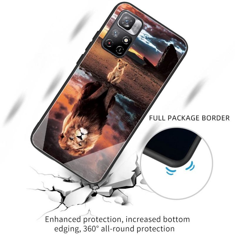 Cover Xiaomi Redmi Note 11 Pro Plus 5G Lion Cub's Dream Hærdet Glas