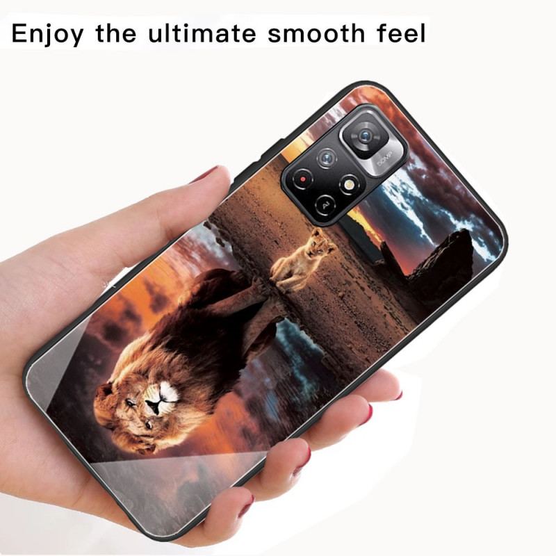 Cover Xiaomi Redmi Note 11 Pro Plus 5G Lion Cub's Dream Hærdet Glas