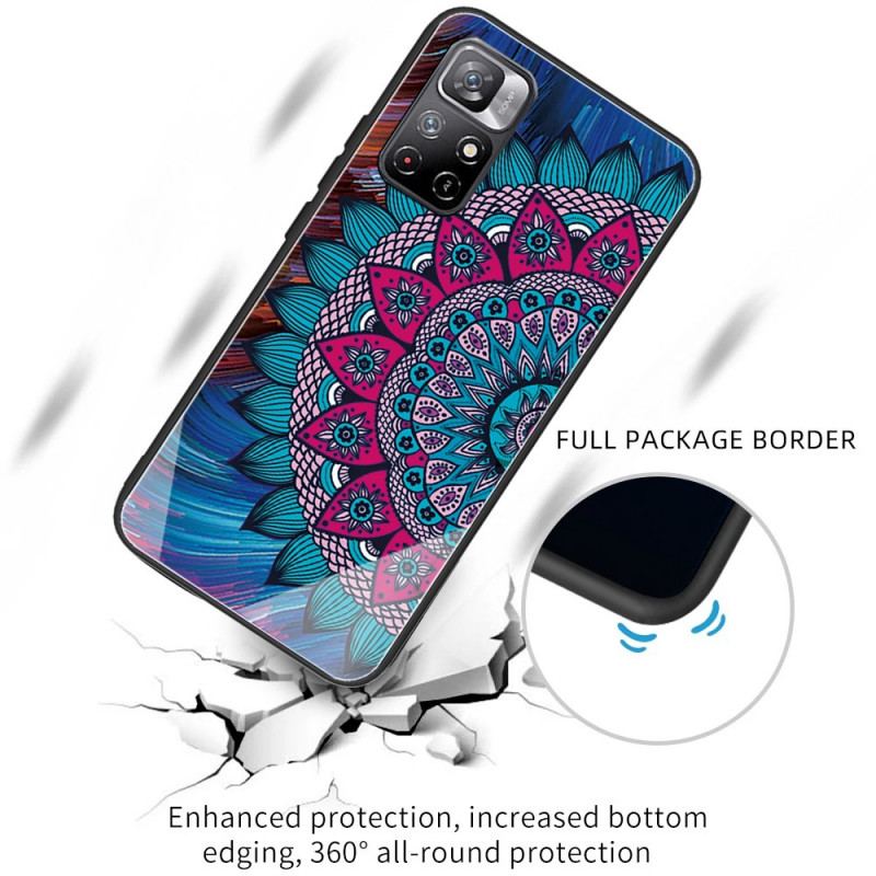 Cover Xiaomi Redmi Note 11 Pro Plus 5G Mandala Hærdet Glas