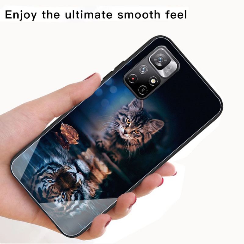 Cover Xiaomi Redmi Note 11 Pro Plus 5G Mit Tiger Hærdet Glas