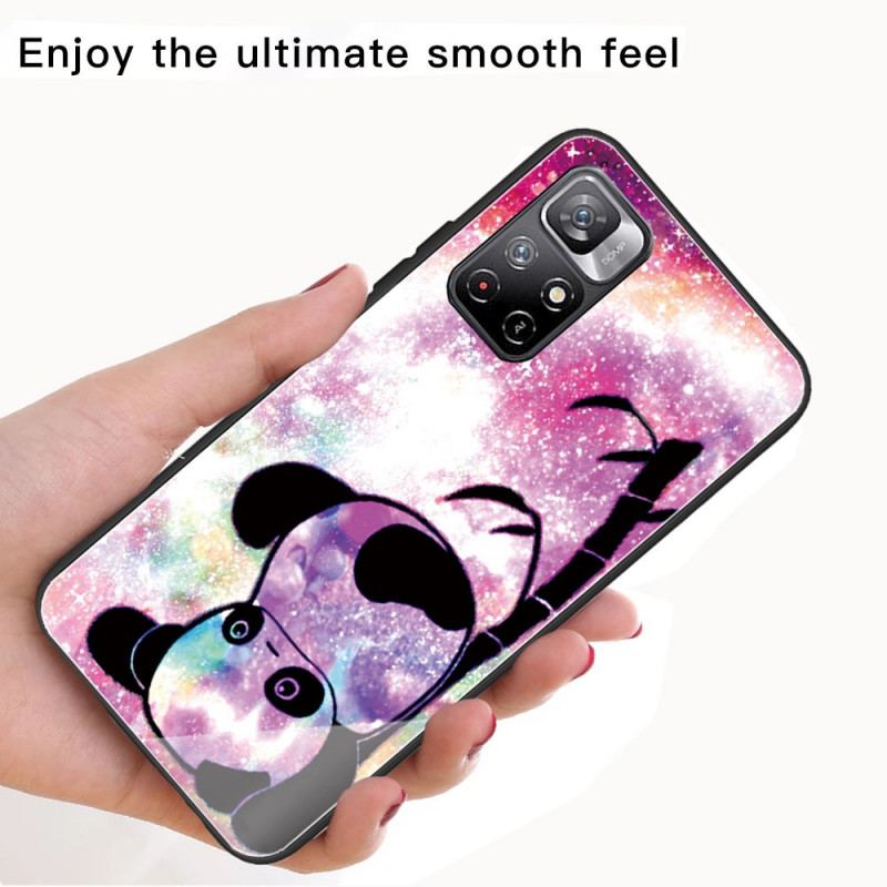 Cover Xiaomi Redmi Note 11 Pro Plus 5G Panda Hærdet Glas