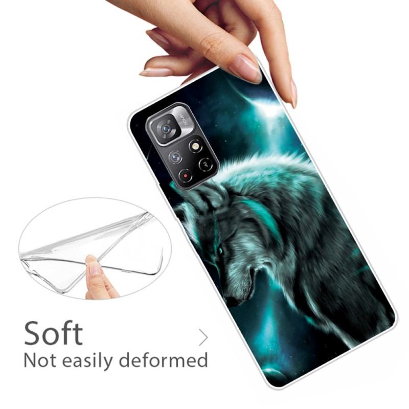 Cover Xiaomi Redmi Note 11 Pro Plus 5G Silikone Wolf