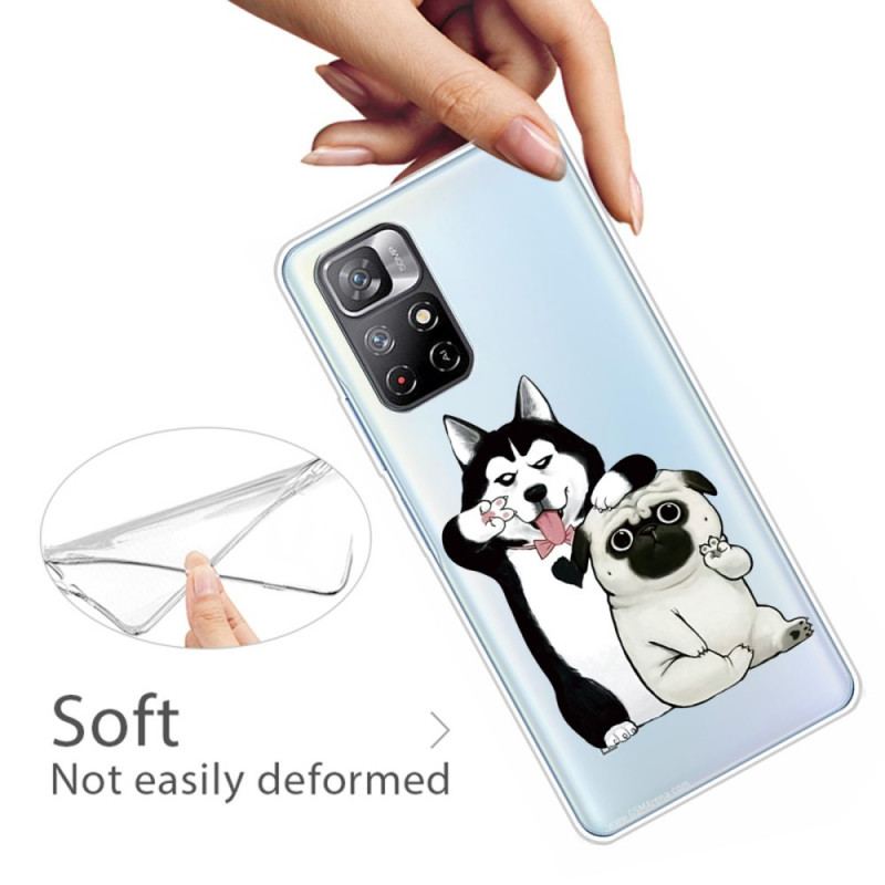 Cover Xiaomi Redmi Note 11 Pro Plus 5G Sjove Hunde