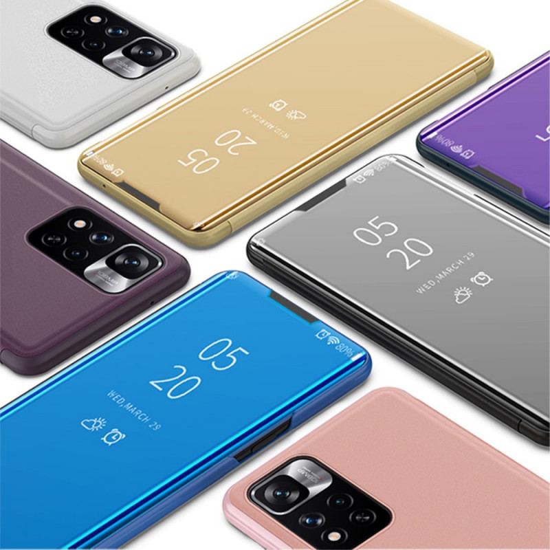 Cover Xiaomi Redmi Note 11 Pro Plus 5G Spejl Og Kunstlæder