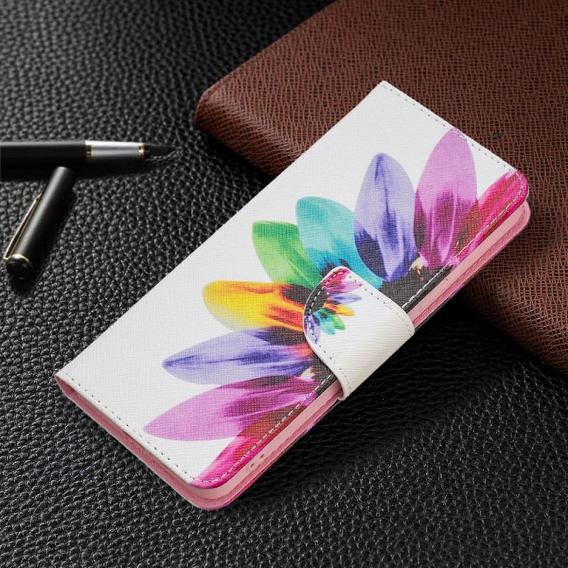 Flip Cover Xiaomi Redmi Note 11 Pro Plus 5G Akvarel Blomst