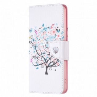 Flip Cover Xiaomi Redmi Note 11 Pro Plus 5G Blomstret Træ