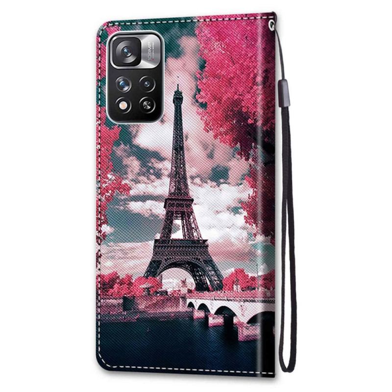 Flip Cover Xiaomi Redmi Note 11 Pro Plus 5G Eiffeltårnet