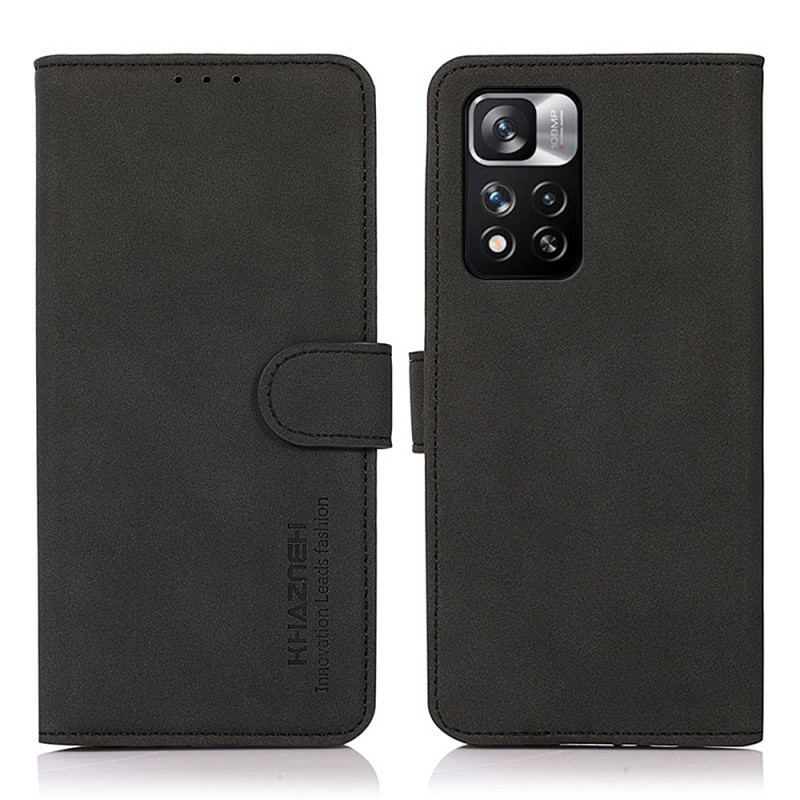 Flip Cover Xiaomi Redmi Note 11 Pro Plus 5G Khazneh Lædereffekt