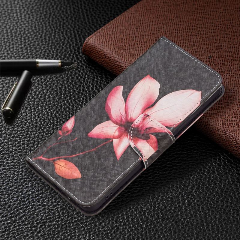 Flip Cover Xiaomi Redmi Note 11 Pro Plus 5G Lyserød Blomst