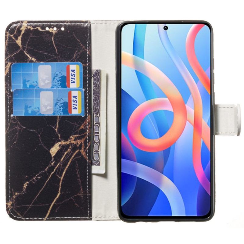 Flip Cover Xiaomi Redmi Note 11 Pro Plus 5G Marmorstilen