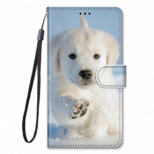 Flip Cover Xiaomi Redmi Note 11 Pro Plus 5G Med Snor Thong Hund