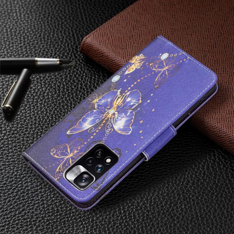 Flip Cover Xiaomi Redmi Note 11 Pro Plus 5G Natsommerfugle