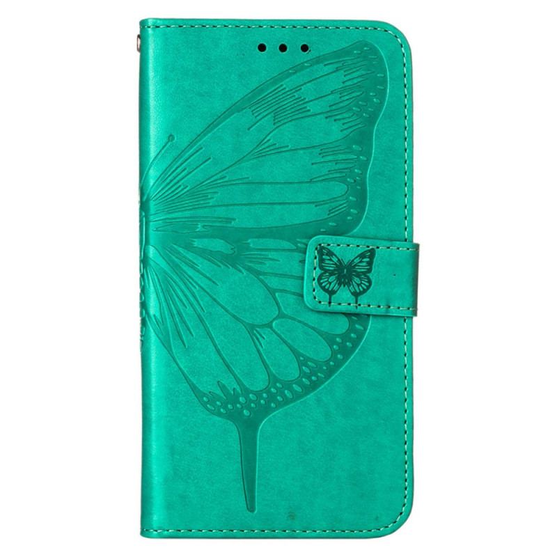 Flip Cover Xiaomi Redmi Note 11 Pro Plus 5G Sommerfugledesign Med Snor