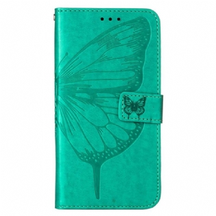 Flip Cover Xiaomi Redmi Note 11 Pro Plus 5G Sommerfugledesign Med Snor