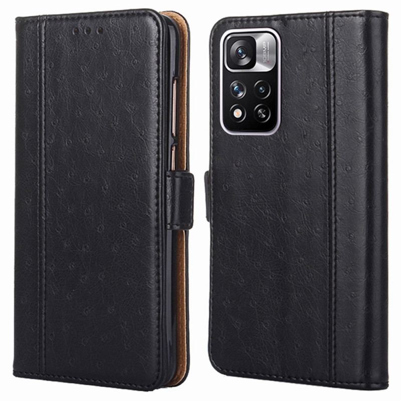 Flip Cover Xiaomi Redmi Note 11 Pro Plus 5G Struds Hudtekstur