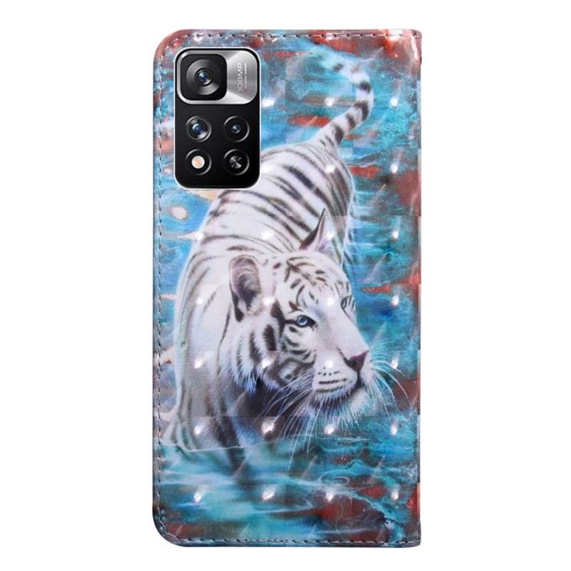 Flip Cover Xiaomi Redmi Note 11 Pro Plus 5G Tiger I Vand