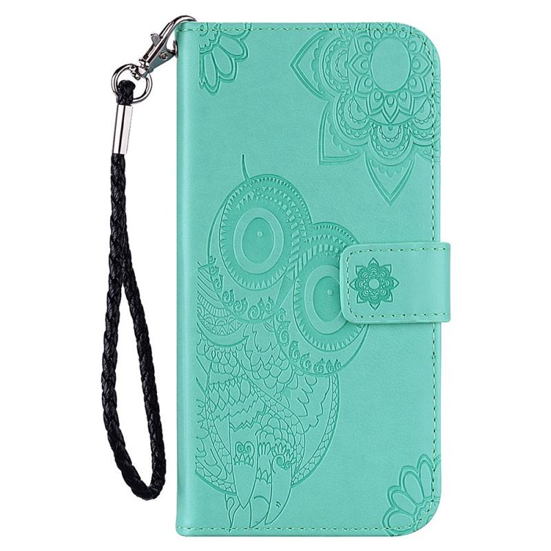 Læder Cover Xiaomi Redmi Note 11 Pro Plus 5G Mandala Ugle