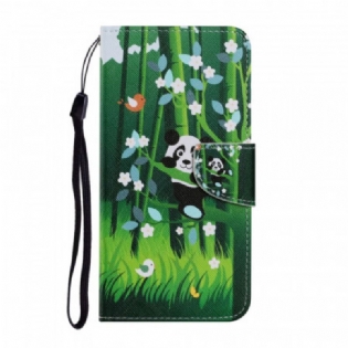 Læder Cover Xiaomi Redmi Note 11 Pro Plus 5G Panda Walk