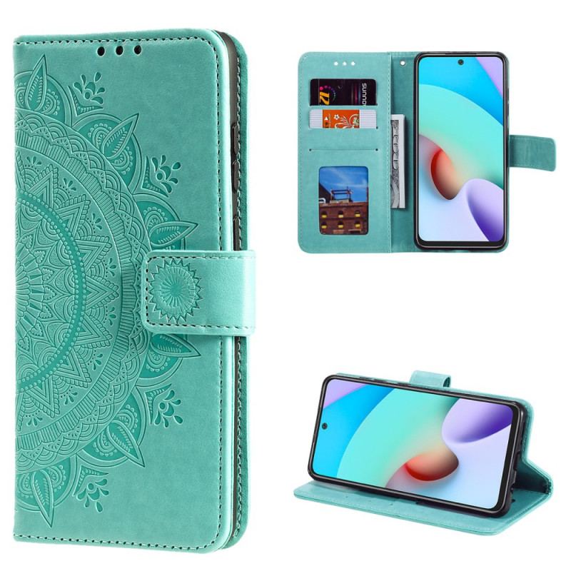 Læder Cover Xiaomi Redmi Note 11 Pro Plus 5G Sol Mandala