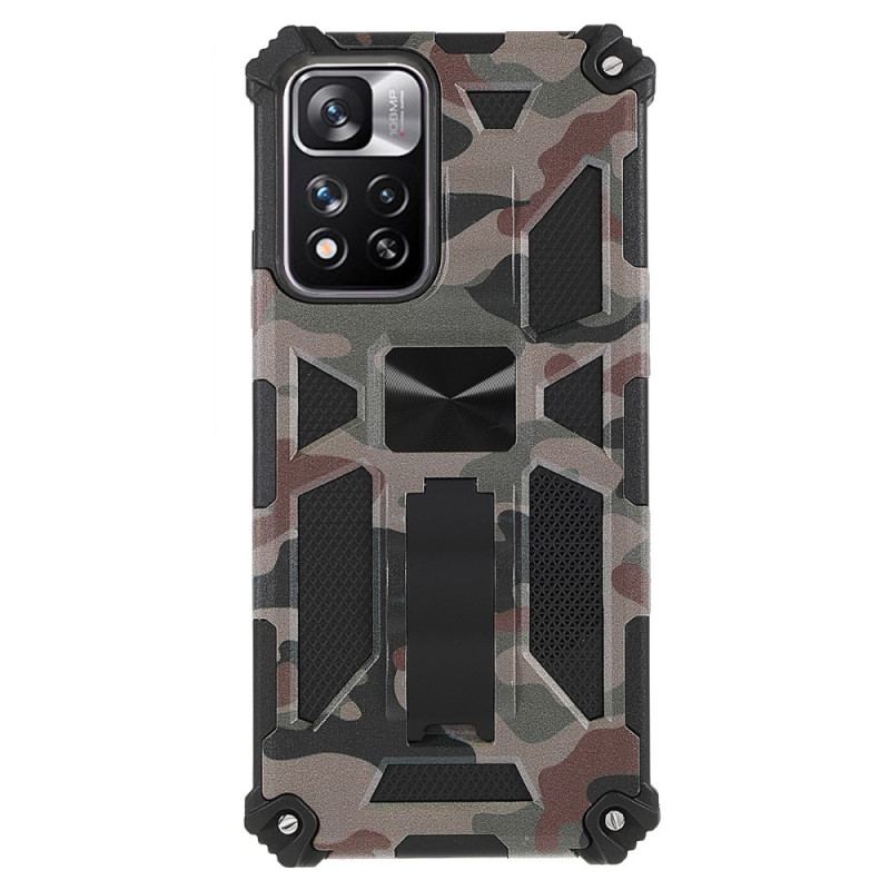 Mobilcover Xiaomi Redmi Note 11 Pro Plus 5G Camouflage Aftagelig Støtte