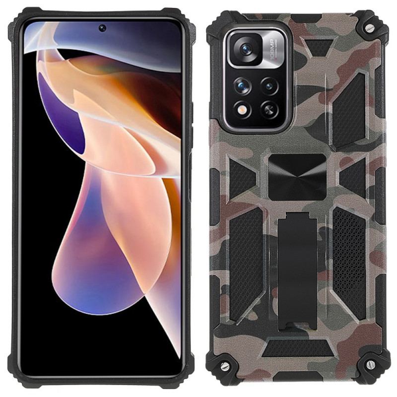 Mobilcover Xiaomi Redmi Note 11 Pro Plus 5G Camouflage Aftagelig Støtte