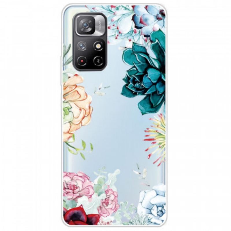 Mobilcover Xiaomi Redmi Note 11 Pro Plus 5G Sømløse Akvarelblomster