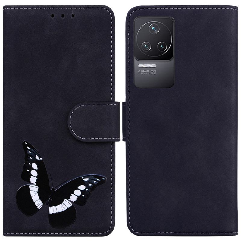 Flip Cover Poco F4 Sommerfugle Design