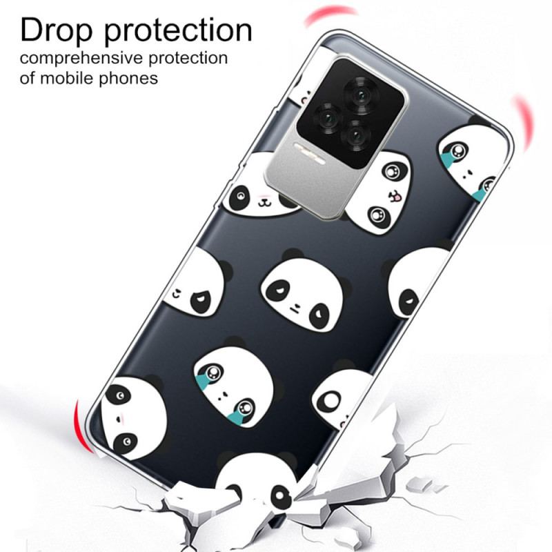 Mobilcover Poco F4 Panda Hoveder