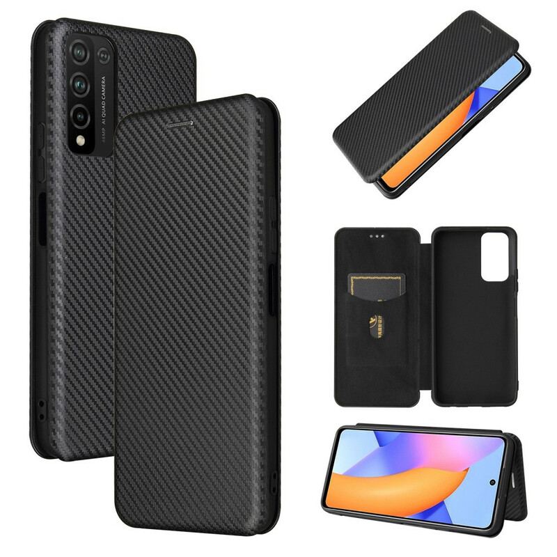 Cover Honor 10X Lite Flip Cover Kulfiber