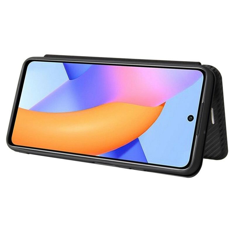 Cover Honor 10X Lite Flip Cover Kulfiber