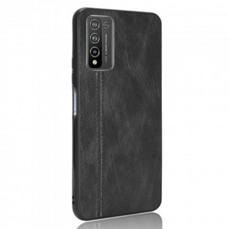 Mobilcover Honor 10X Lite Couture Lædereffekt